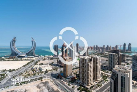 High Floor Office| Seaview Balcony | Lusail Marina - Offices in Marina Residences 195
