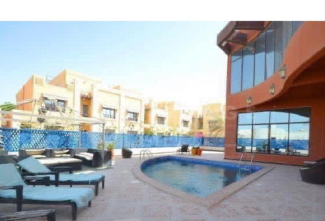 free month furnished 1bhk@compound+pool+gym - Apartment in Muaither Area
