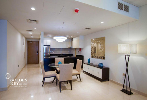 Furnished 1BR Balcony Open LayoutMarina Lusail