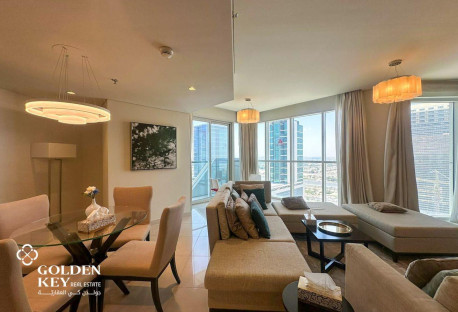 Bills Included | Stunning 2BR w/ Balcony | Lusail - Apartment in Burj DAMAC Marina