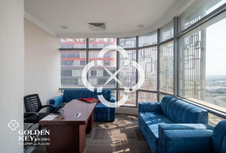 Ready Office Space | Fitted w/Partition |City View - Offices in Marina Residences 195