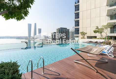 Stunning Sea View Apartment in Lusail Waterfront - apartment in Waterfront Residential