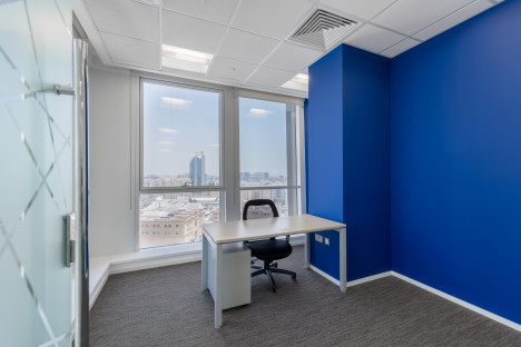 Fully furnished office space for rent in DOHA, Shoumouk Towers   for 2 persons with everything taken care of - Office in C Ring
