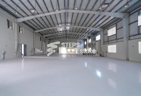 Food Storage with Office Spaces and Rooms - Warehouse in Industrial Area