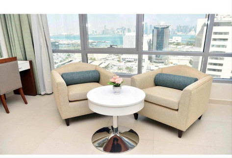 Luxury studio@ corniche+ free housekeeping