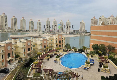 For sale 2 Bedrooms in Viva Bahriyah with 2 Balconies - Apartment in Viva Bahriya