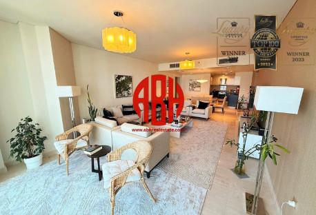 Furnished 1BR Balcony Open LayoutMarina Lusail
