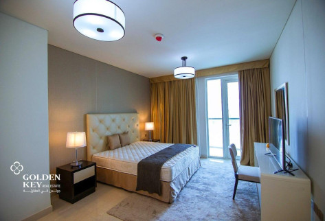 Furnished 1BR Balcony Open LayoutMarina Lusail