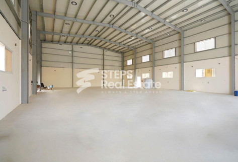 1000 SQM Food Warehouse with Office in Al Wakrah