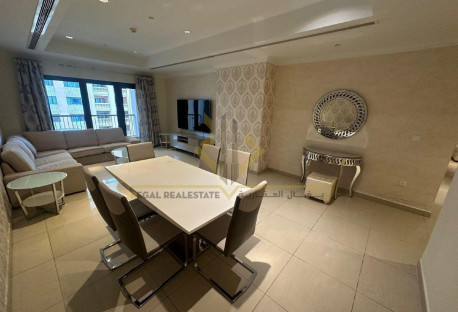 Furnished 1 BR Apartment with Balcony in The Pearl - Apartments in East Porto Drive
