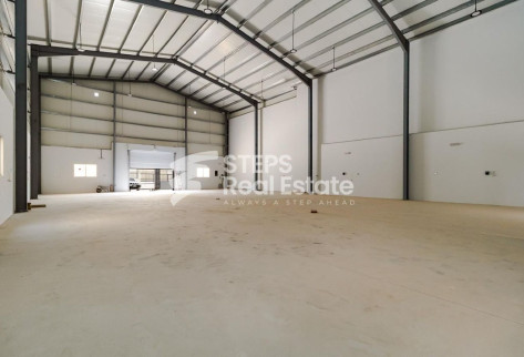 1000 sqm Brand New Warehouse — Birkat Al Awamer