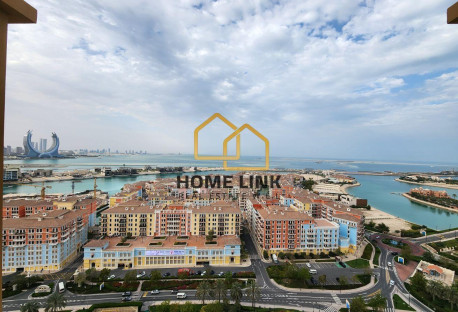 Full Sea View | Studio Fully Furnished | The Pearl - Studio Apartments in East Porto Drive