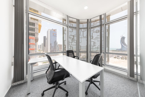 Book open office space for rent for businesses of all sizes in DOHA, Lusail Twin Towers