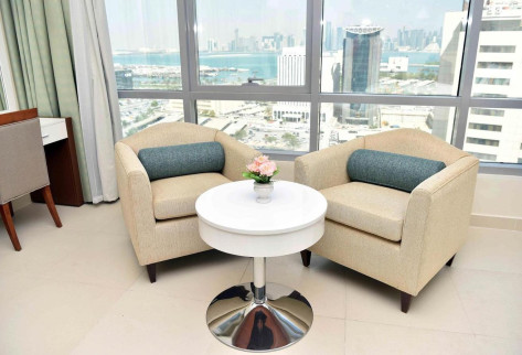 Luxury studio@ corniche+ free housekeeping