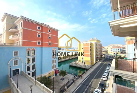 1BR SEMI-FURNISHED | QANAT QUARTIER| BALCONY VIEW