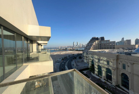 Elegant FF 1-BHK with Balcony for Sale in Lusail - Apartment in Waldorf Astoria Lusail