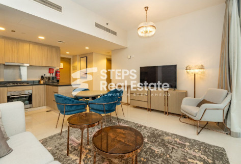 Furnished Apartment With Bills Included in Lusail - apartment in Waterfront Residential
