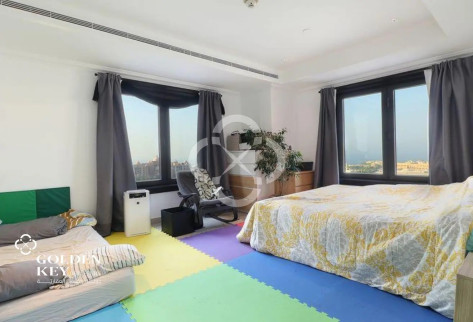 Spacious 2BR+Maid in Porto Arabia| SF | Sea View
