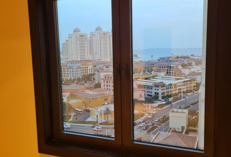 GREAT VIEWS | SEMI-FURNISHED 1BR IN THE PEARL