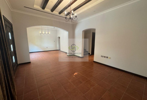 4BHK+MAID ROOM SEMI FURNISHED VILLA, ONE MONTH FRE