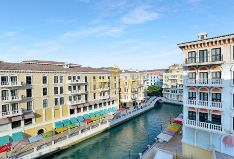 Canal View | Cozy SF 1BHK in The Pearl | For Rent - Apartment in Qanat Quartier