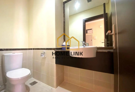 1BR SEMI-FURNISHED | QANAT QUARTIER| BALCONY VIEW