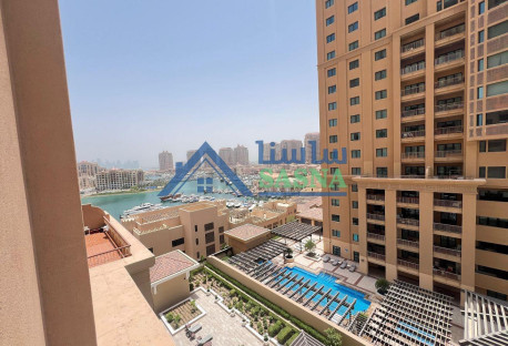 TOWER 14 THE PEARL / SEMI FURNISHED/ SIDE VIEW - Apartment in Porto Arabia