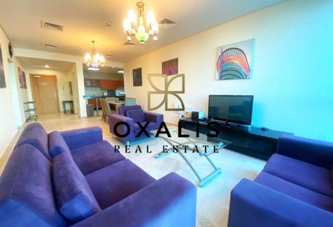 COSY FURNISHED 2 BHK + MAIDS ROOM | PRIME LOCATION - apartment in Zig Zag Towers