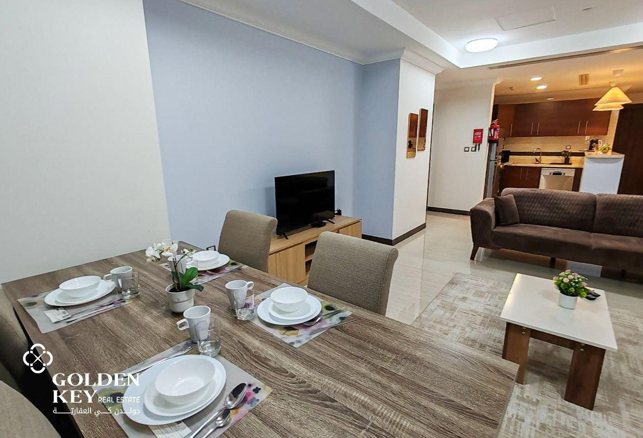 Elegant 1BHK with Balcony for Rent | Furnished - Apartment in West Porto Drive