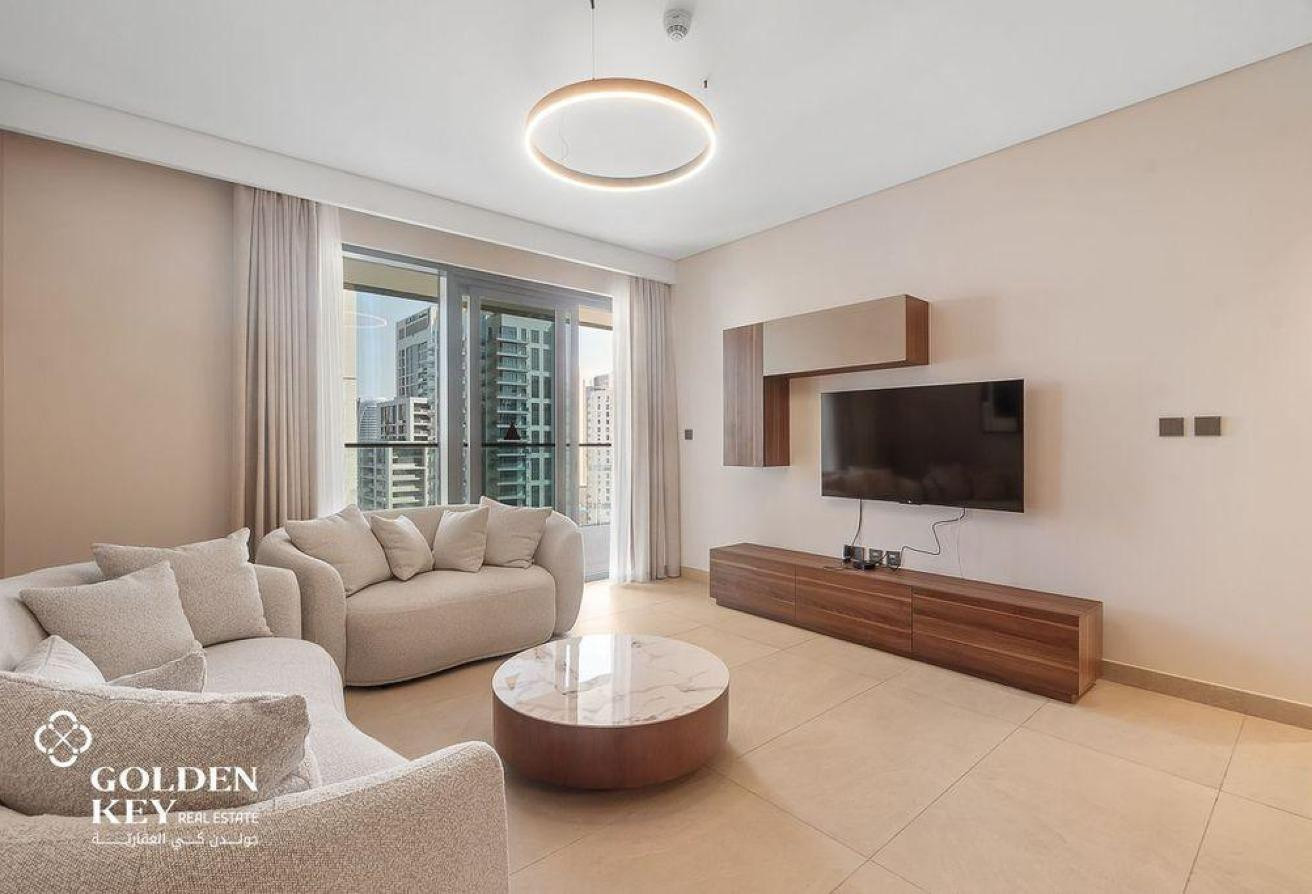 Stylish 1BR with Balcony| Lusail Marina| Sea View - Apartment in Marina 9 Residences