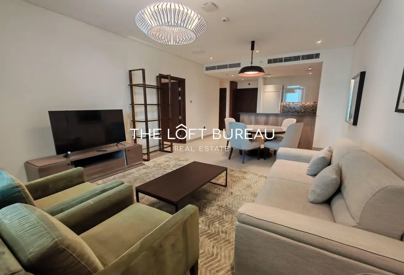 FURNISHED 1BR | LUSAIL VIEW | PRIME PRICE - Apartment in Mamsha Bay