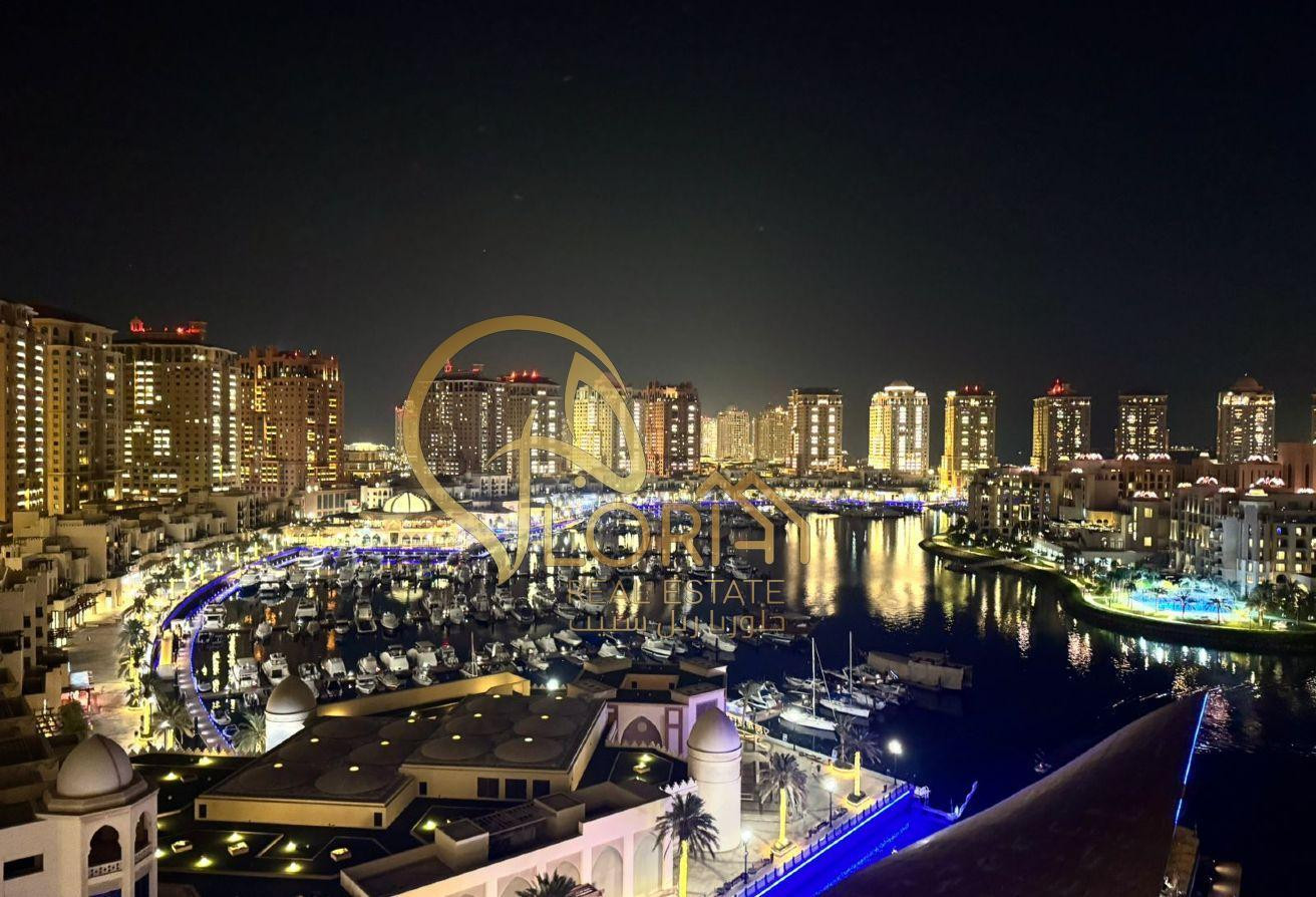 Luxury Furnished 3BHK+maid w/2 Balconies|The Pearl - Apartment in East Porto Drive