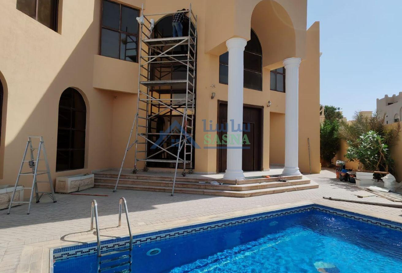SPACIOUS 5BR VILLA IN AL WAAB - PRIVATE POOL - AC