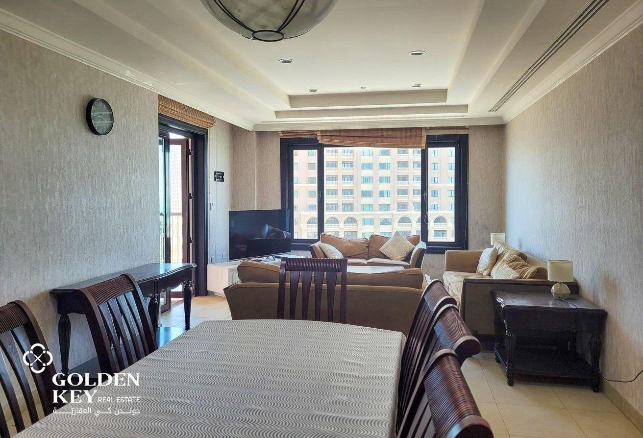 Ready to Move| Furnished 2BR+Balcony| Title Deed