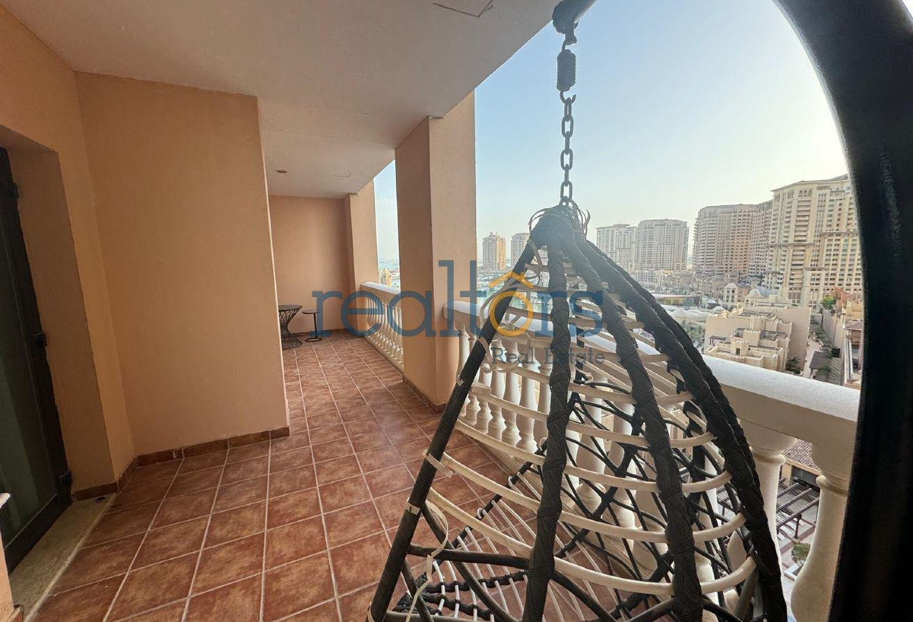 1BR Furnished Apt | Partial Marina View | Rented - Apartment in Tower 14