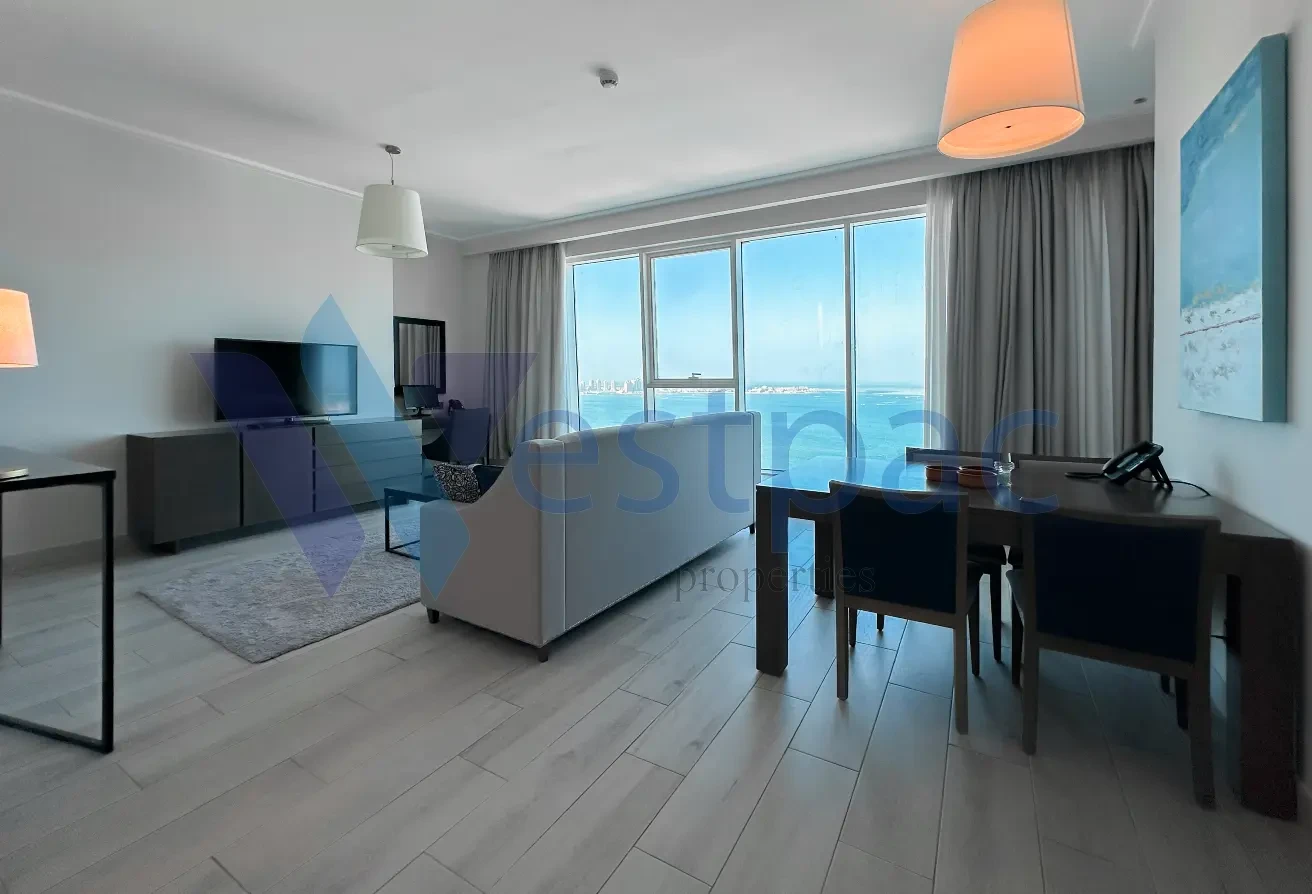 MODERN 1 BHK FOR RENT | FF | SEA VIEW - Apartment in Centara West Bay Residences & Suites Doha