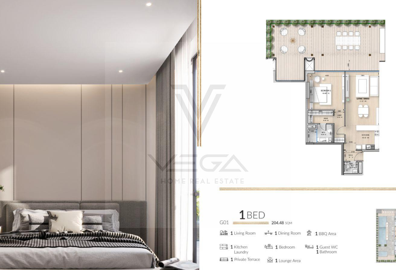 Luxury 1BHK |10% Down Payment 7-years payment plan