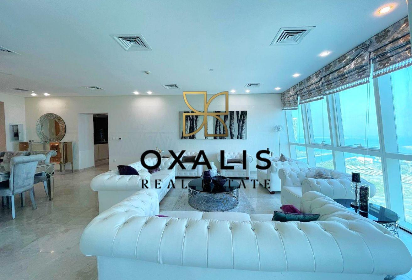 ELEGANT 3 BHK FULLY FURNISHED | PANORAMIC VIEW - Apartment in Zig Zag Tower A