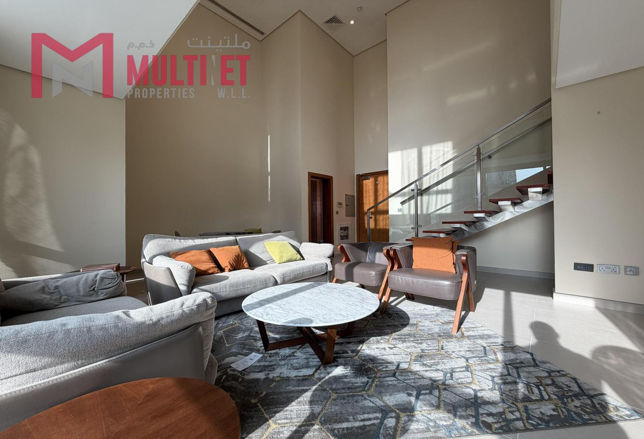 Bills Inc | Sunny 1 Bedroom Duplex | Lusail Marina - Duplex in Lusail Residence