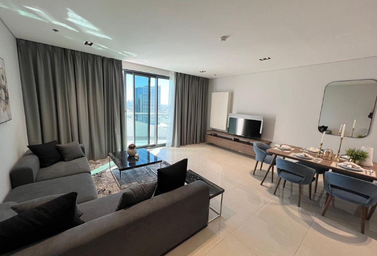 luxury_2 master bedrooms_furnished_marina - Apartment in Marina Tower 23