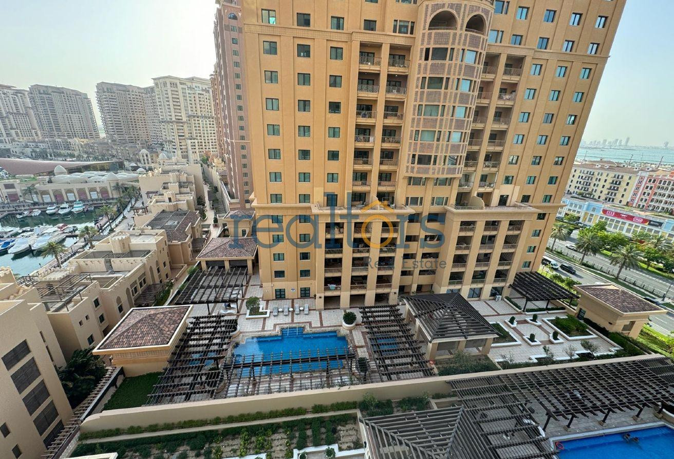1BR Furnished Apt | Partial Marina View | Rented - Apartment in Tower 14