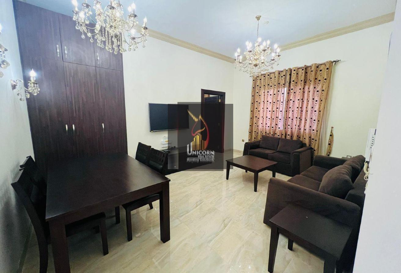 Cozy One BHK Apt|Furnished| Pool and Gym - Apartment in Fereej Bin Mahmoud North