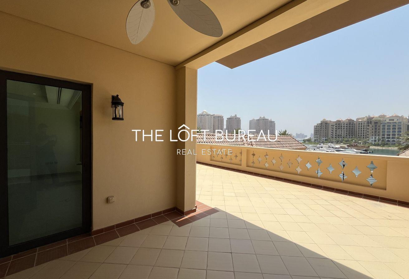 Semi-Furnished 1 BHK Townhouse in Porto Arabia - Townhouse in La Croisette