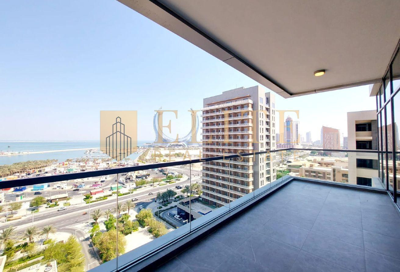 2 BHK | Fully Furnished | Sea View | Lusail Marina - Apartment in Seef Lusail