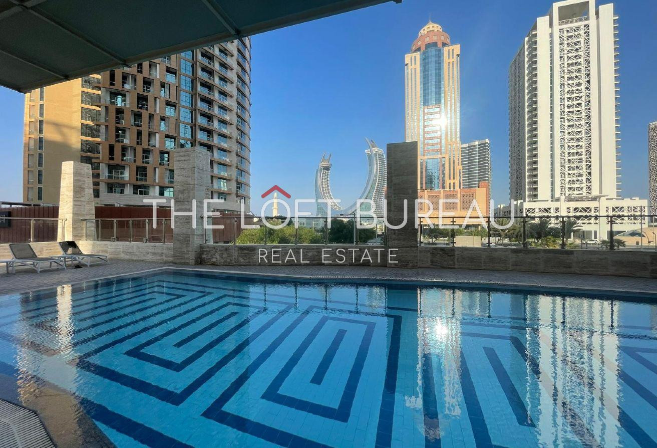 2BHK WITH FANTASTIC VIEW OF MARINA & SAUNA - Apartment in Lusail Marina Heights