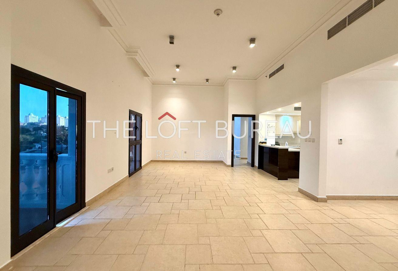 Stylish 1BHK Qanat Quartier w/Balcony | 1.35M