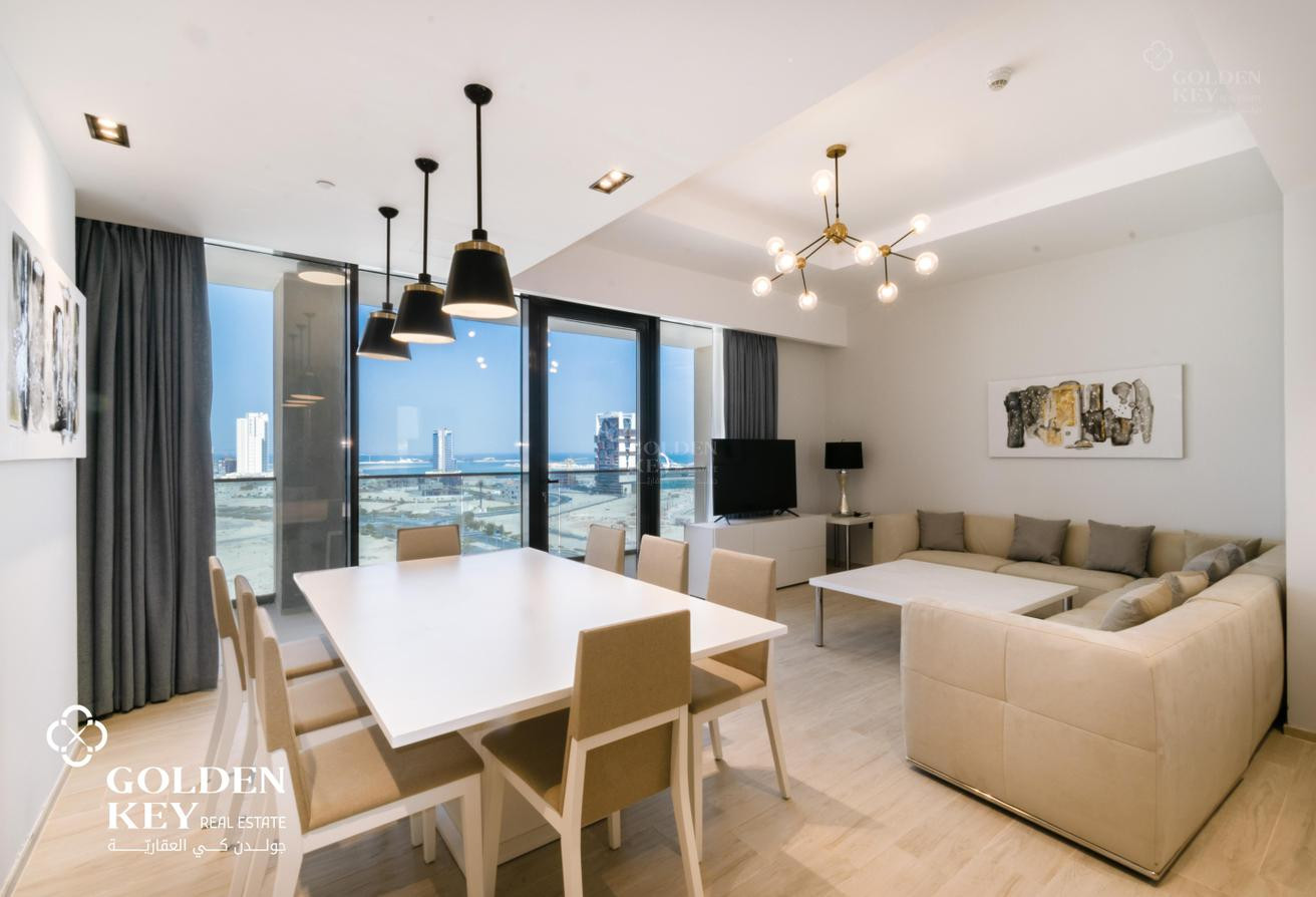 Ready 3BR+Balcony | Fully Furnished | Large Layout - Apartment in Al Khareej 1