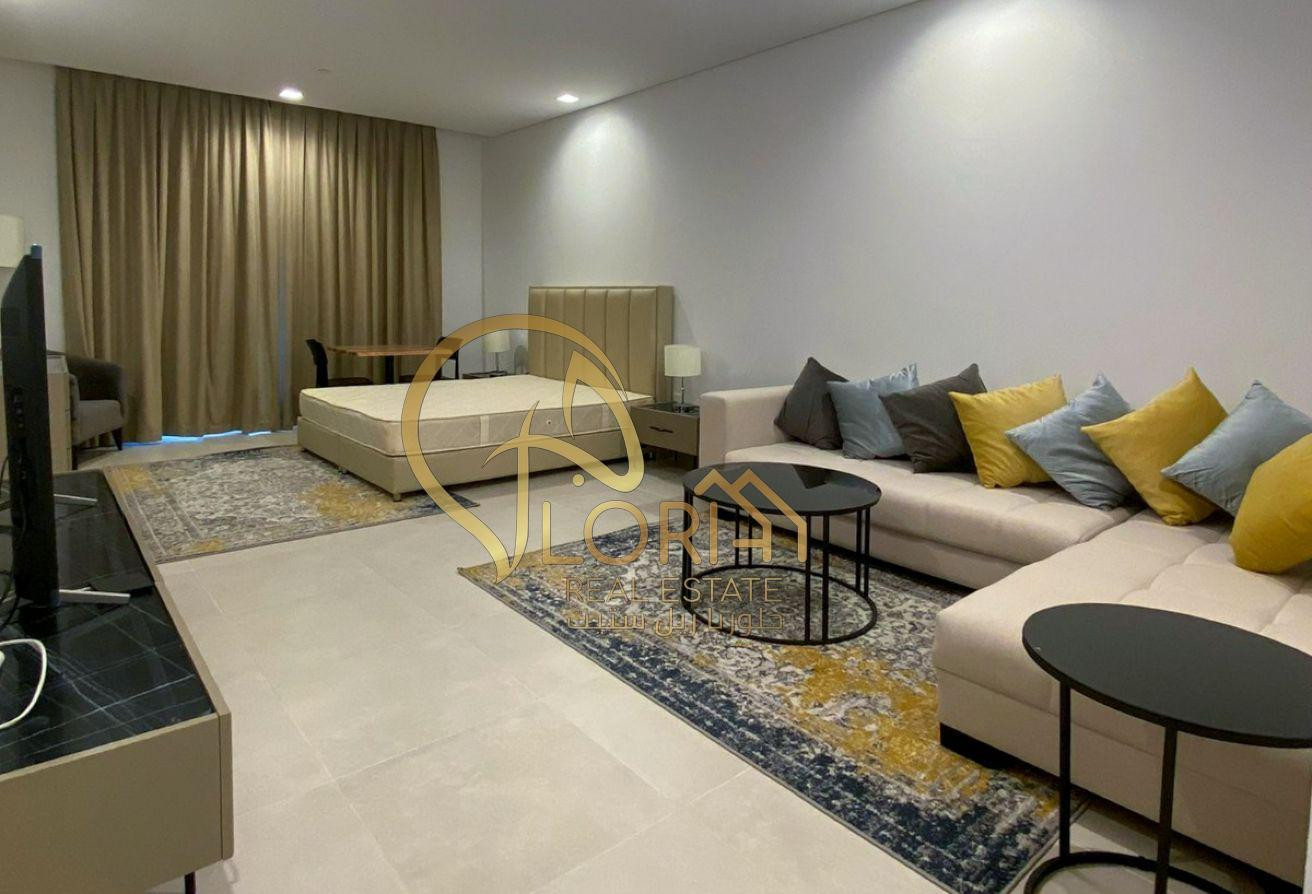 Sea View Furnished Studio|The Pearl w/Baclony|Incl - Studio Apartment in Viva West