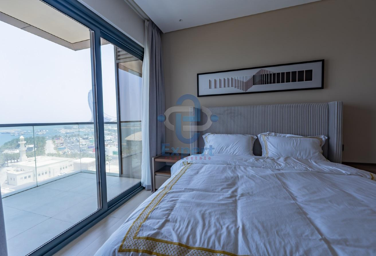 Full sea view 2 balconies Luxury 1BHK for Rent - Apartment in Marina Residences 195