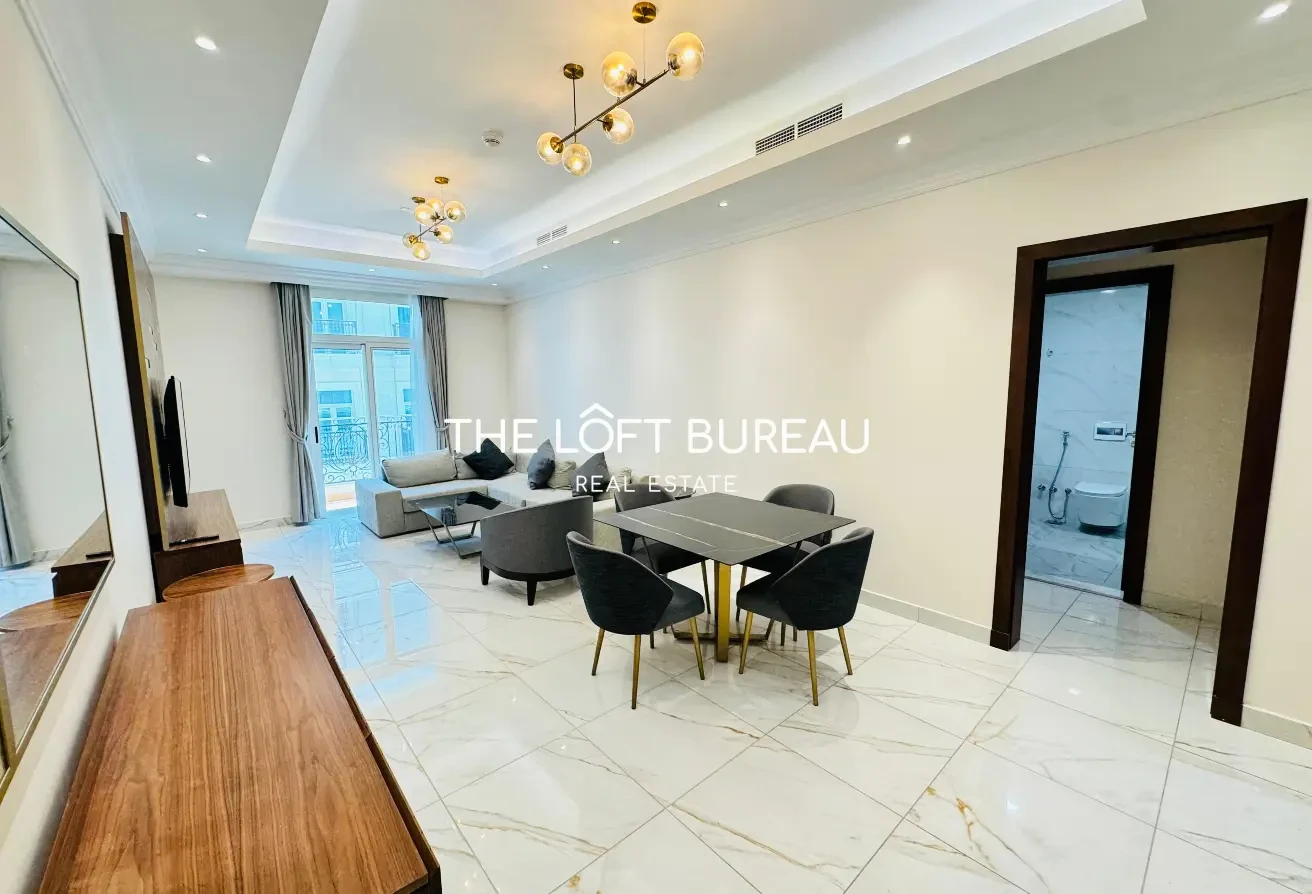 Sea View | 1 Specious Bedroom Fully Furnished - Apartment in Doha